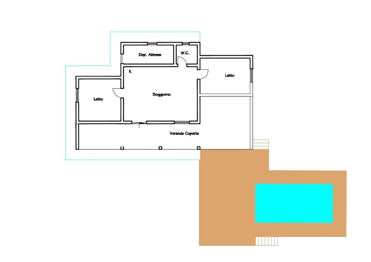 Villa Marci Con Piscina Privata A Nulvi Eksteriør billede
