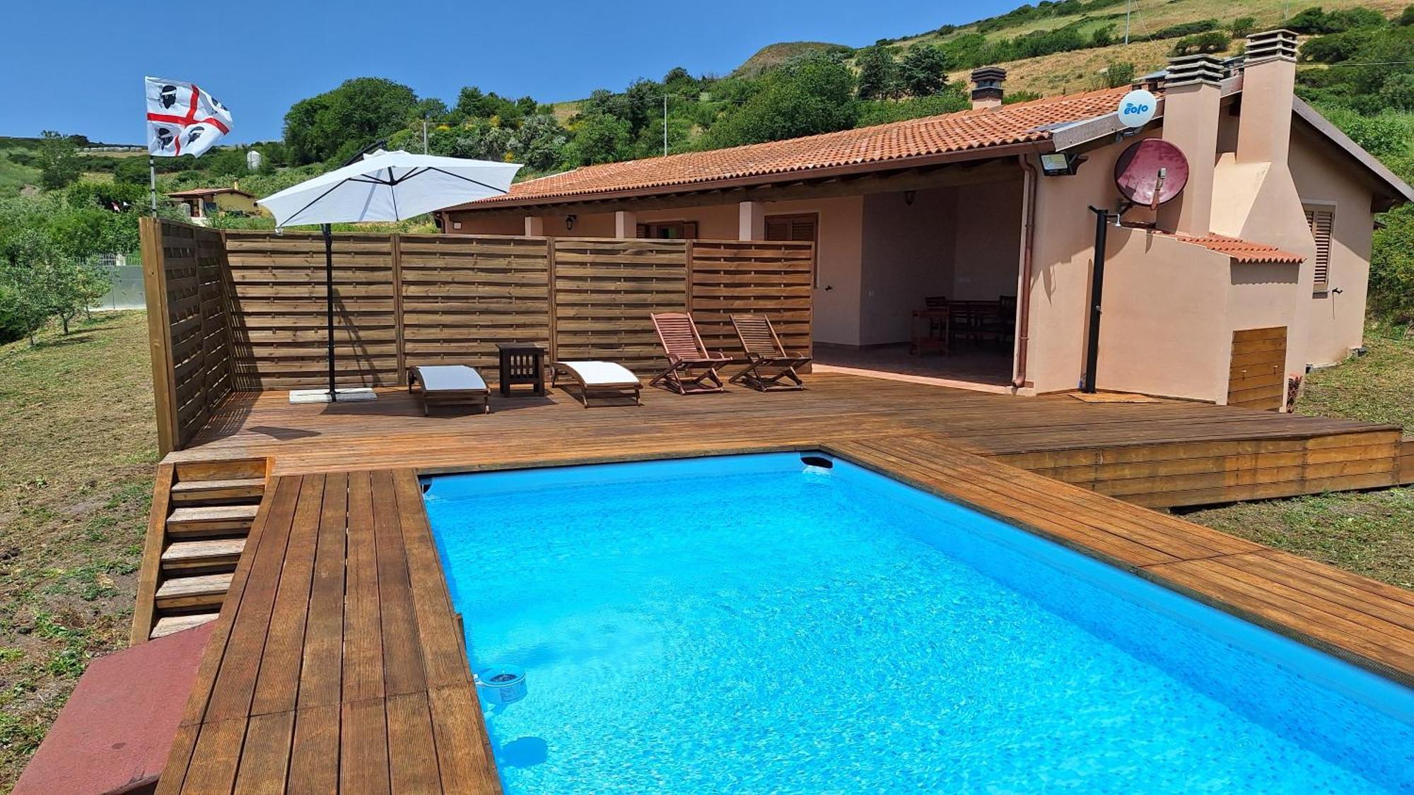 Villa Marci Con Piscina Privata A Nulvi Værelse billede